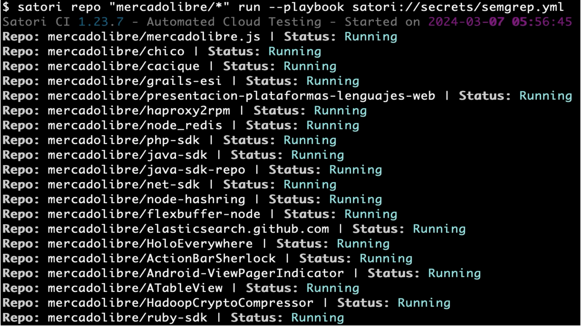 Organization Scanning